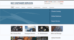 Desktop Screenshot of baycontainerservices.com