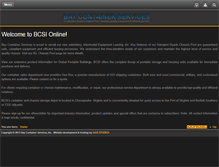 Tablet Screenshot of baycontainerservices.com